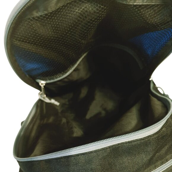 Bakugan Backpack With Secret Storage, Mesh Side Pockets, Black & Blue - Picture 6 of 7